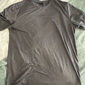 gray shein oversized shirt